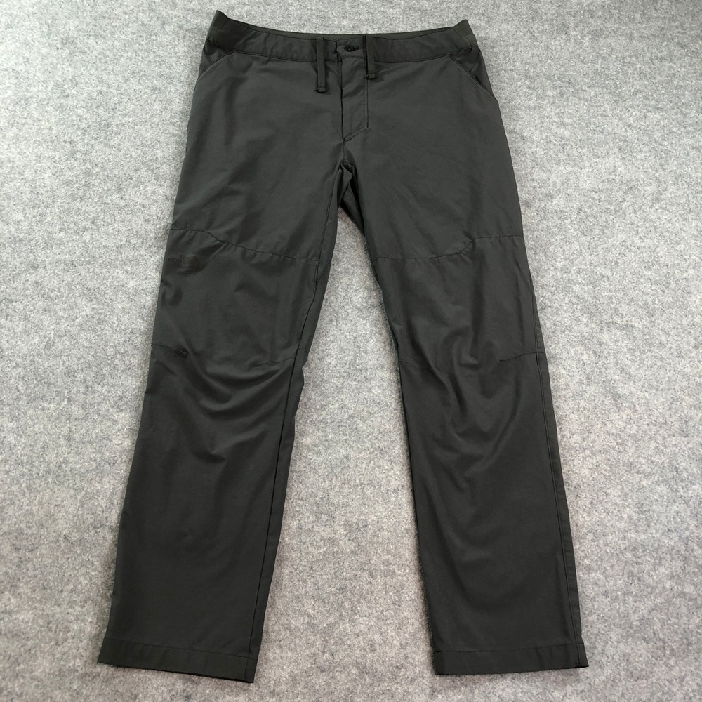 The North Face Mens Hiking Cargo Pants 34x30 Gray Charcoal Drawstring Pocket
